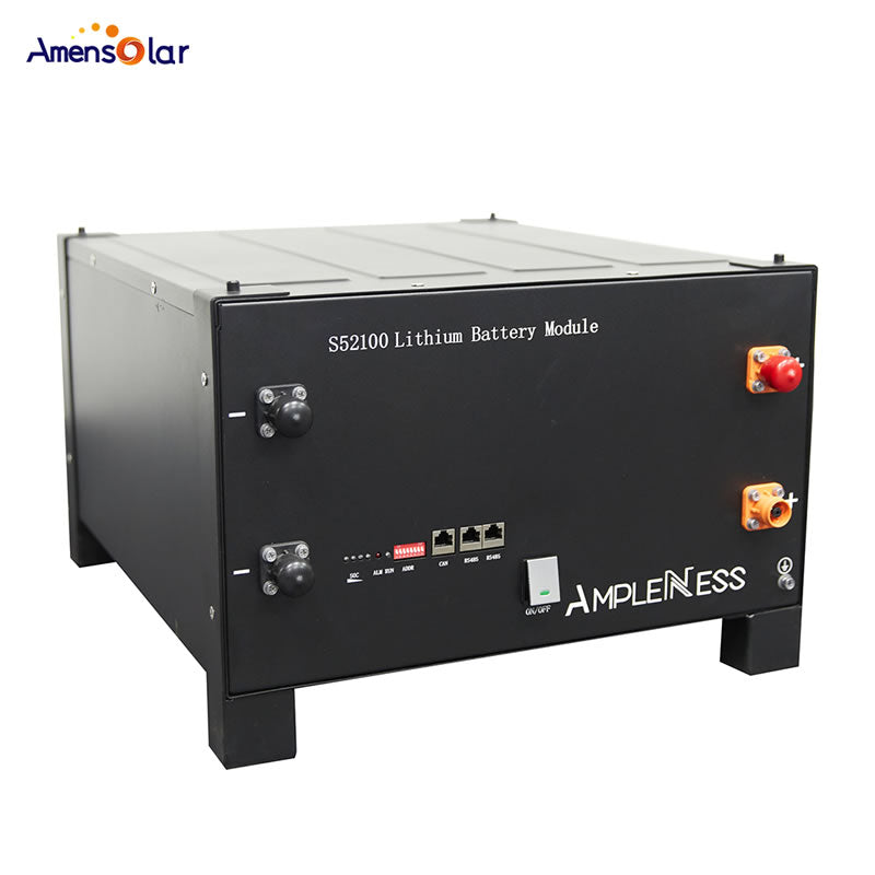 Amplitude S52100 48V 51.2V 100AH LifePo4 Batterie solaire de stockage domestique