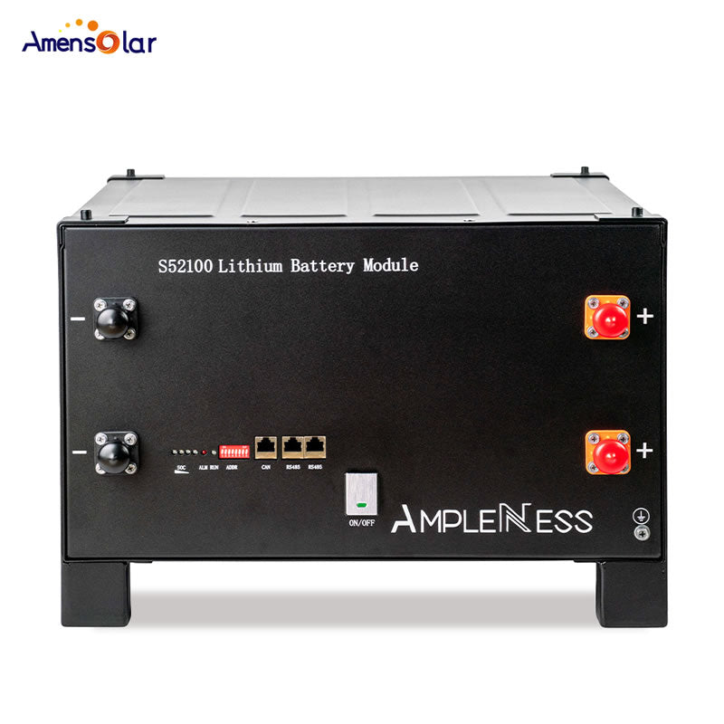 Amplitude S52100 48V 51.2V 100AH LifePo4 Batterie solaire de stockage domestique