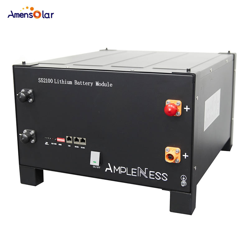 Amplitude S52100 48V 51.2V 100AH LifePo4 Batterie solaire de stockage domestique