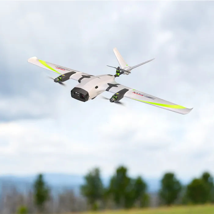Avion OMPHOBBY ZMO VTOL FPV avec lunettes DJI et télécommande