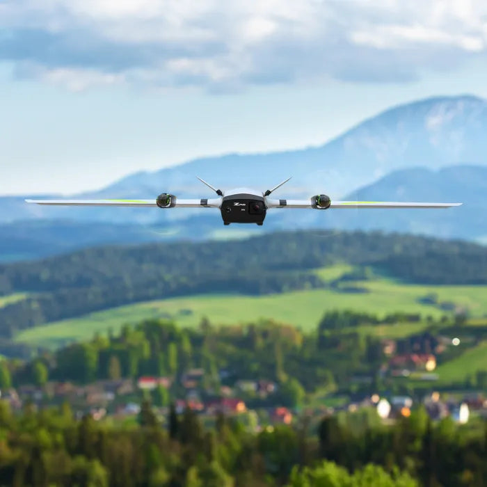 Avion OMPHOBBY ZMO VTOL FPV avec lunettes DJI et télécommande