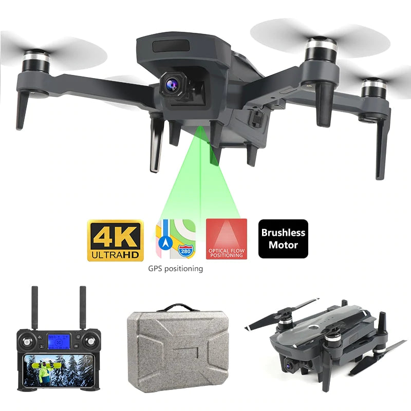Eachine GPS avec caméra 4K HD Mini Drone Positionnement du flux optiqu –  DRONE IMPORT