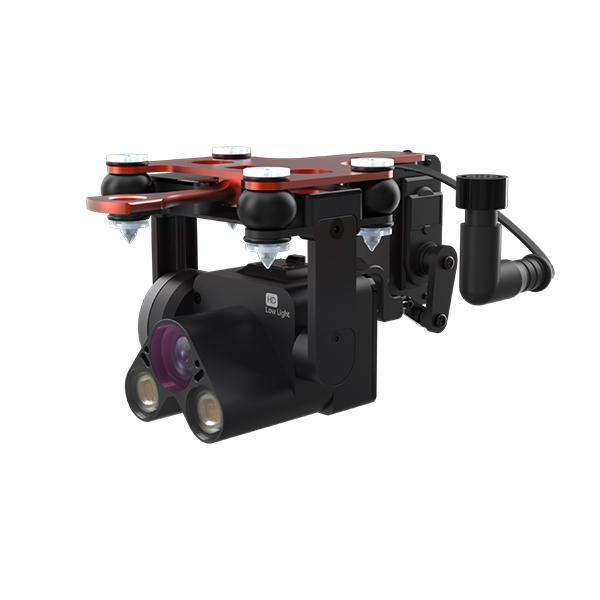 Projecteurs de la caméra de nuit SwellPro® PL4 et libération de la charge utile